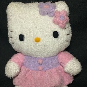 Hello Kitty Plushie - Rare 2003 Collectible - 11” x 7” - (J)